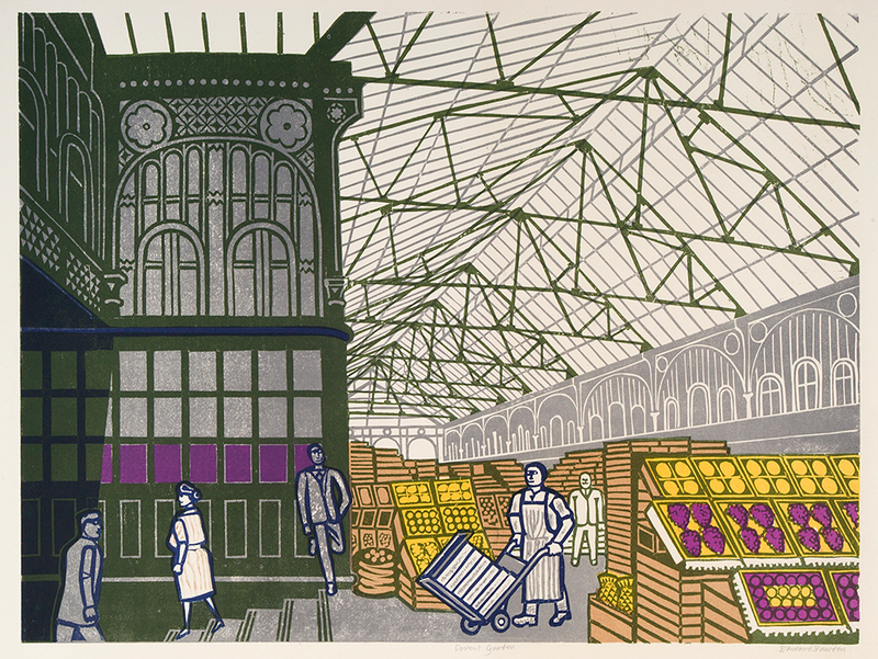 Illustration for article titled London Has Never Looked Better Than in These Mid-Century Linocuts